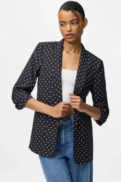 pieces Habitjakke pcBosella 3/4 Printed Blazer^Dame Blazere & Veste