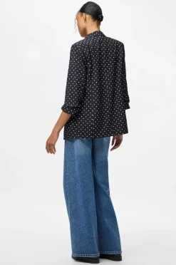 pieces Habitjakke pcBosella 3/4 Printed Blazer^Dame Blazere & Veste