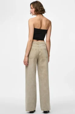 Discount Jeans pcFay MW Wide Dame Jeans