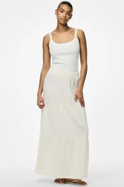 Outlet Maxi nederdel pcSikka HW Maxi Skirt Wvn Noos Dame Nederdele
