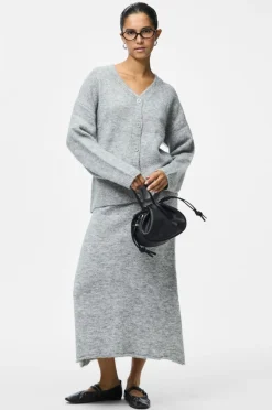 Best Nederdel pcPam HW Ank Knit BC Dame Nederdele