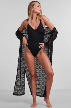 pieces Strandkjole pcVita 7/8 Lace Ankle Kimono^Dame Strandtøj