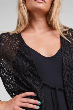 pieces Strandkjole pcVita 7/8 Lace Ankle Kimono^Dame Strandtøj
