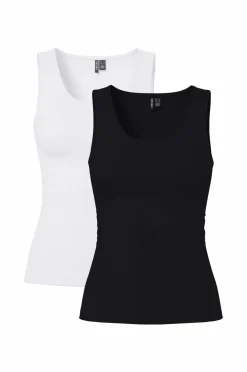 pieces Tanktop pcAmelia 2-pak^Dame Underkjoler & Chemiser