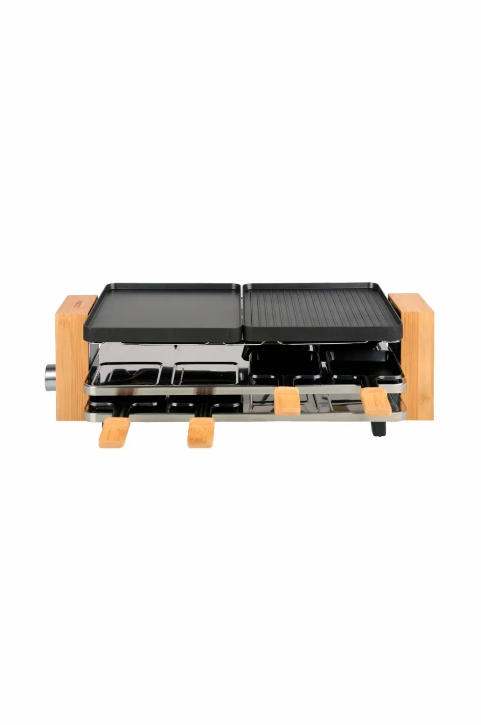 Princess Raclette Pure 8 Bamboo 162918^ Små Køkkenmaskiner