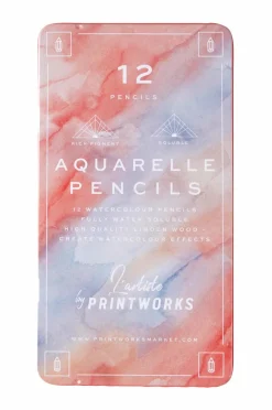 PRINTWORKS 12 Colour pencils - Aquarelle^ Kontorartikler