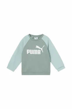 Puma Joggingsæt Minicats Ess Raglan Crew Set FL Inf^Børn Trøjer