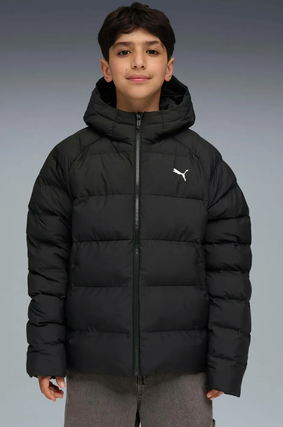 Puma Pufferjakke Synthetic Hooded Puffer^Børn Overtøj