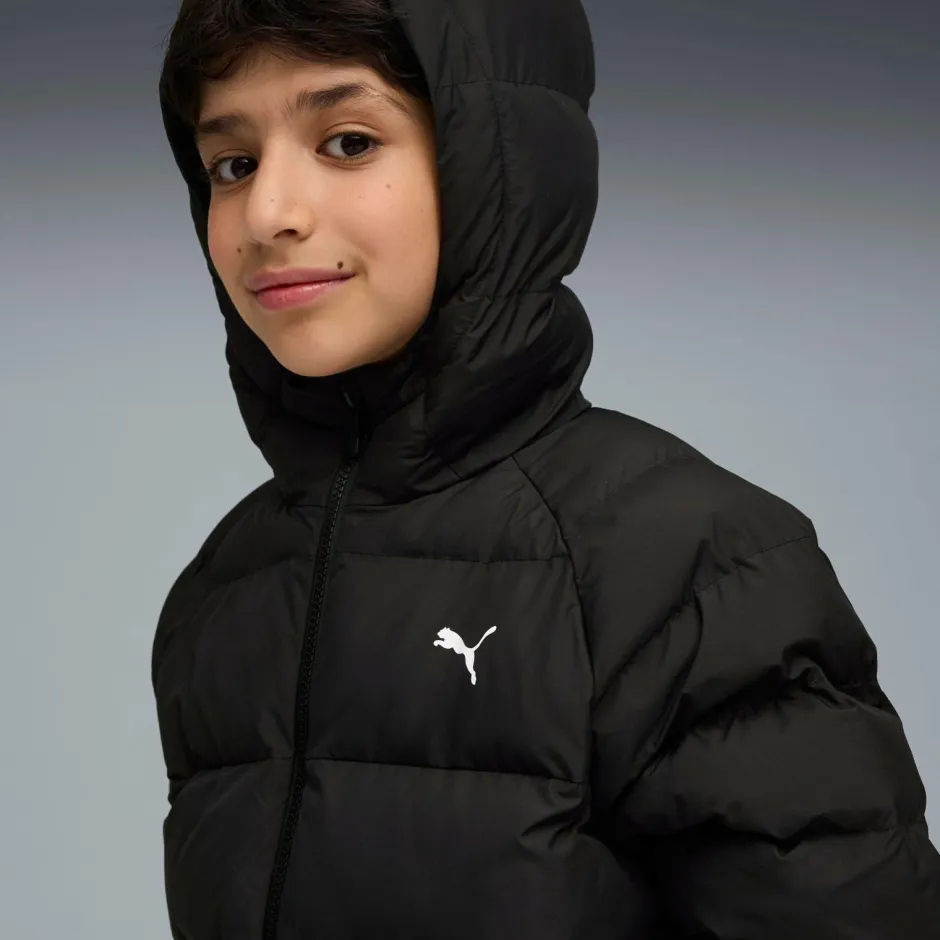 Puma Pufferjakke Synthetic Hooded Puffer^Børn Overtøj