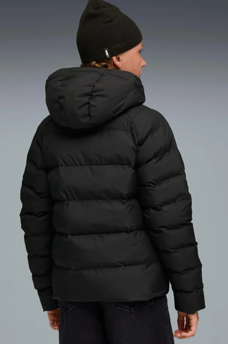Puma Pufferjakke Synthetic Hooded Puffer^Børn Overtøj