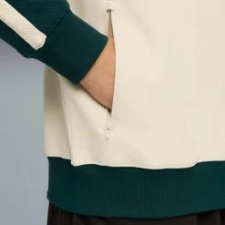 Puma Træningsjakke T7 Relaxed Wing Collar Jacquard Track Jacket DK^ Træningstøj|Træningstøj