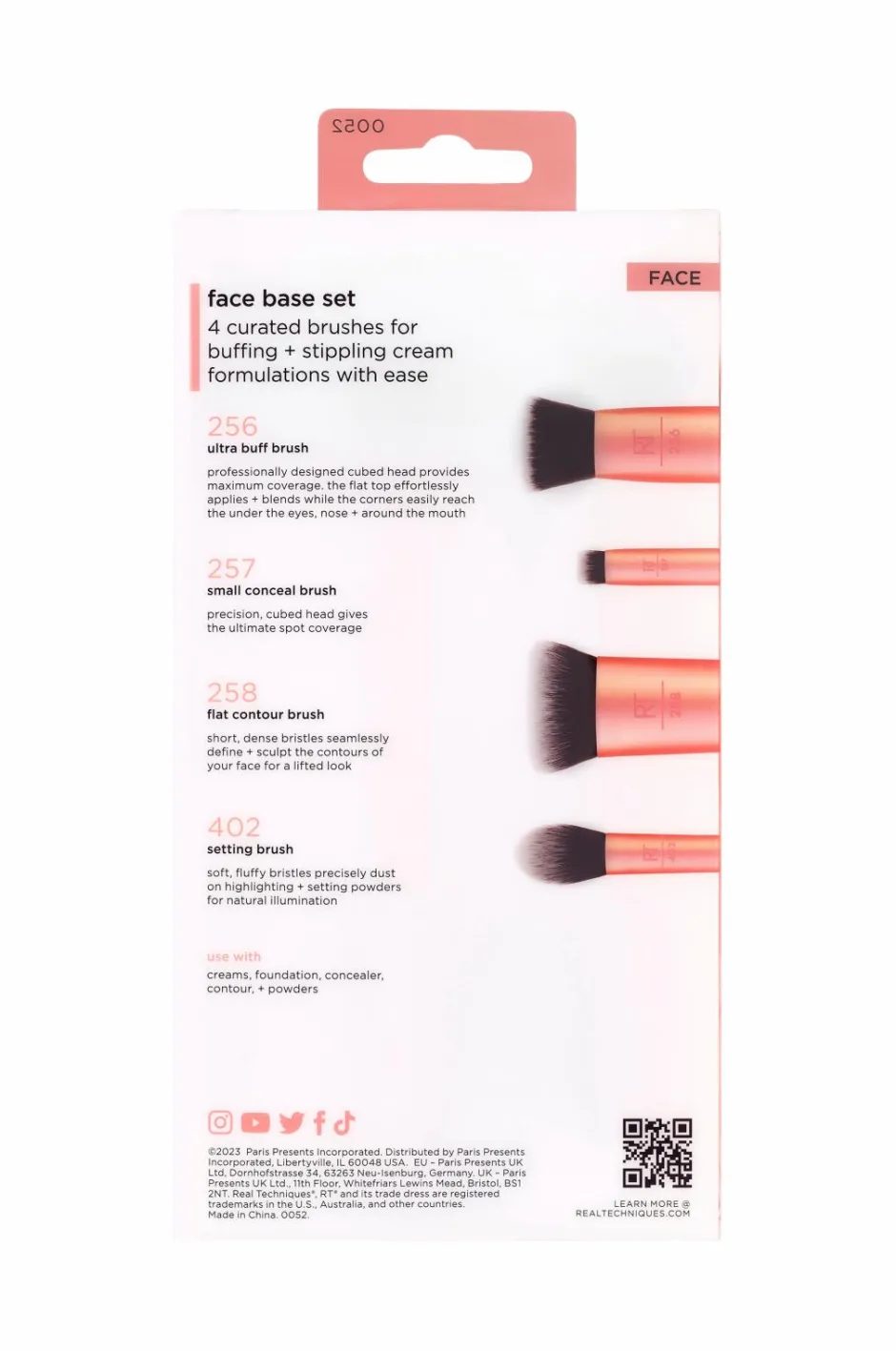 Face Base Set Makeupbørster