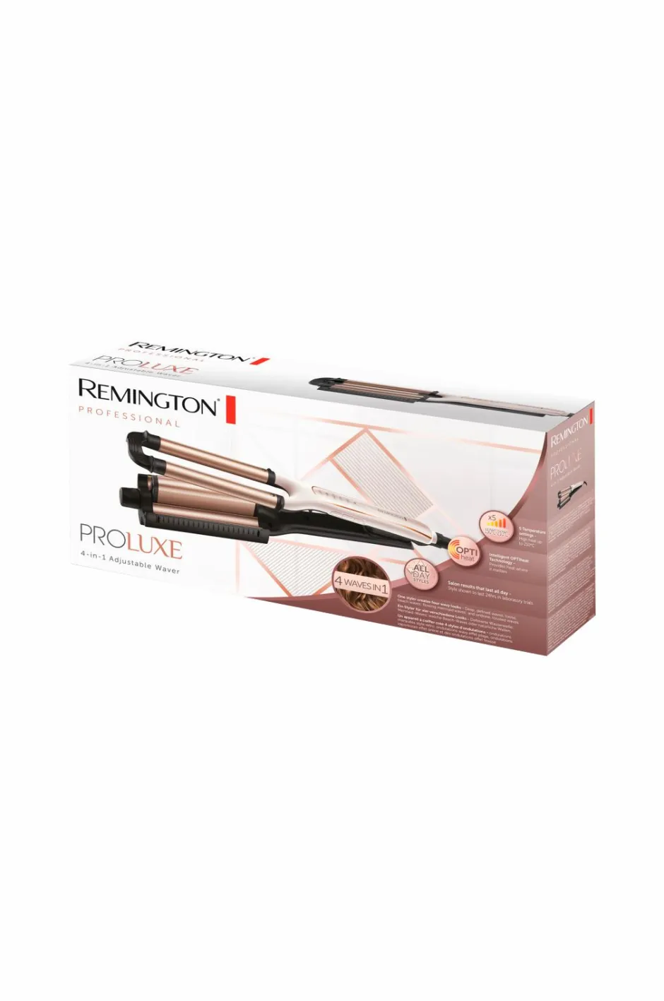 Remington Bølgejern CI91AW PROluxe 4-in-1^ Varmeredskaber