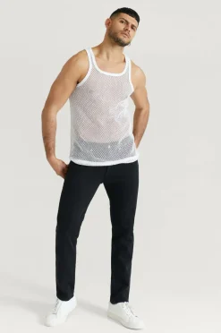 Resteröds Ærmeløs top Net Singlet Cotton 2-pak^ T-Shirts & Tanktoppe