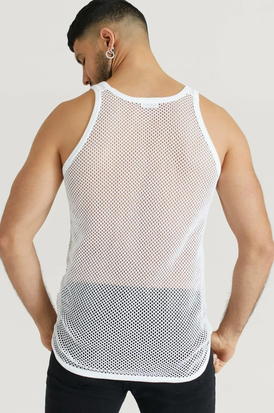 Resteröds Ærmeløs top Net Singlet Cotton 2-pak^ T-Shirts & Tanktoppe