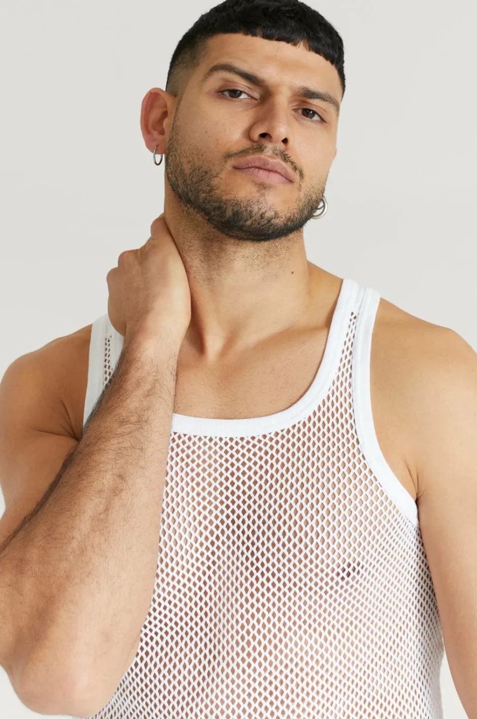 Resteröds Ærmeløs top Net Singlet Cotton 2-pak^ T-Shirts & Tanktoppe
