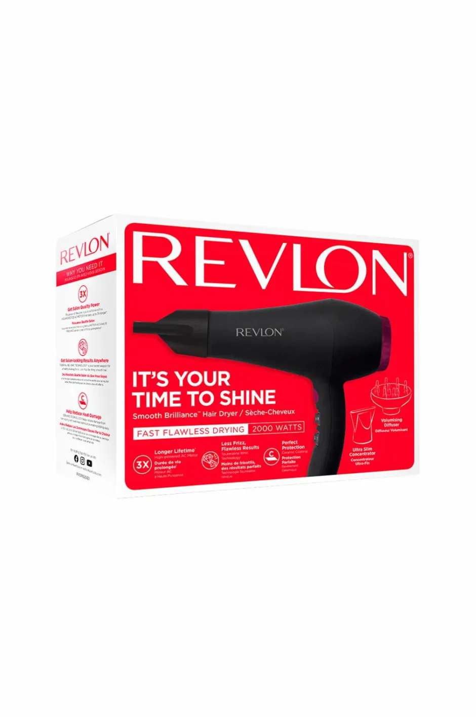 Revlon Føntørrer Smooth Brilliance AC, RVDR5251^ Varmeredskaber