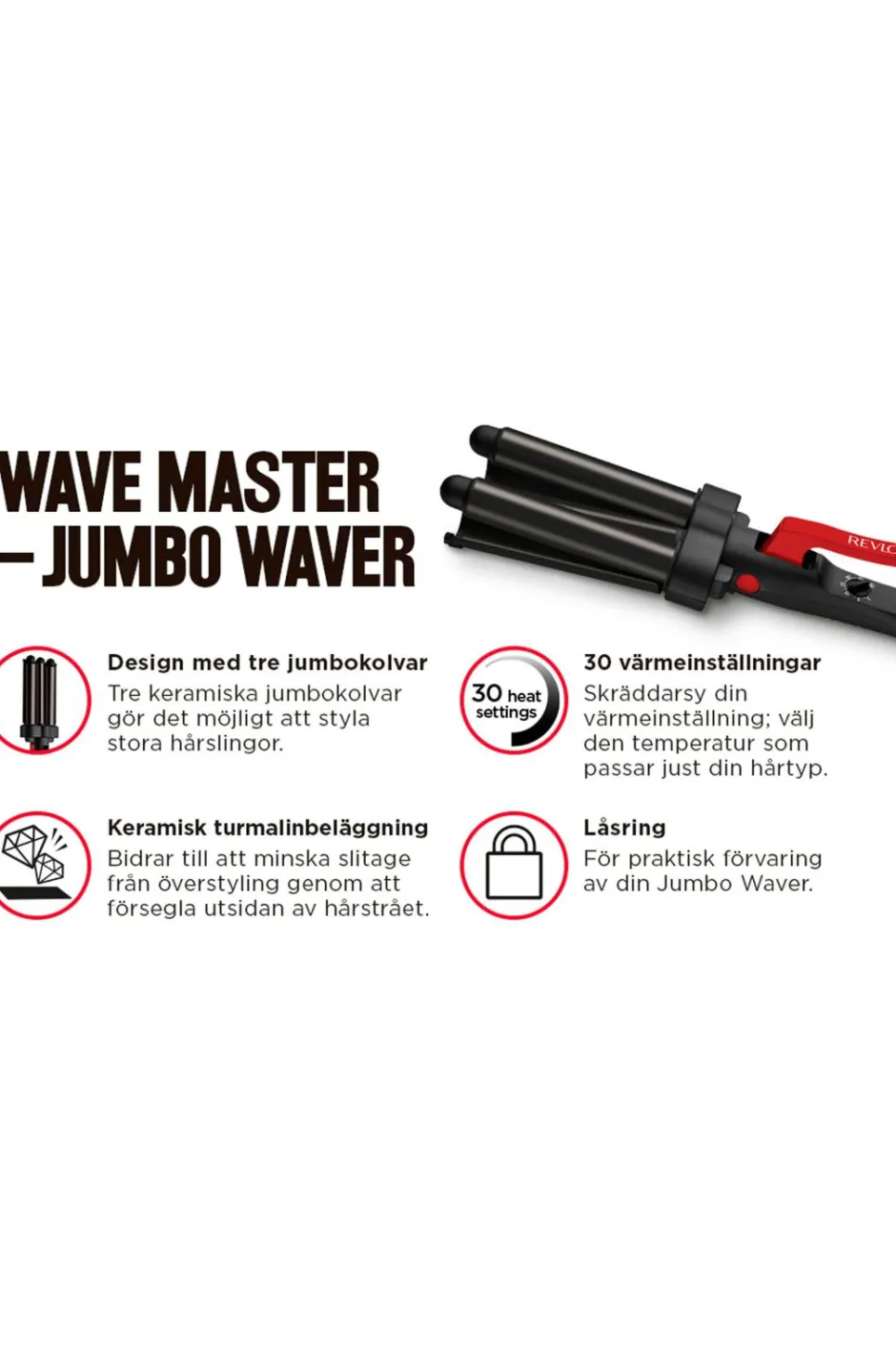 Wave Master - Jumbo tong RVIR3056 Varmeredskaber