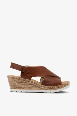Rieker Sandaler med hæl 61975-24^Dame Højhælede Sko