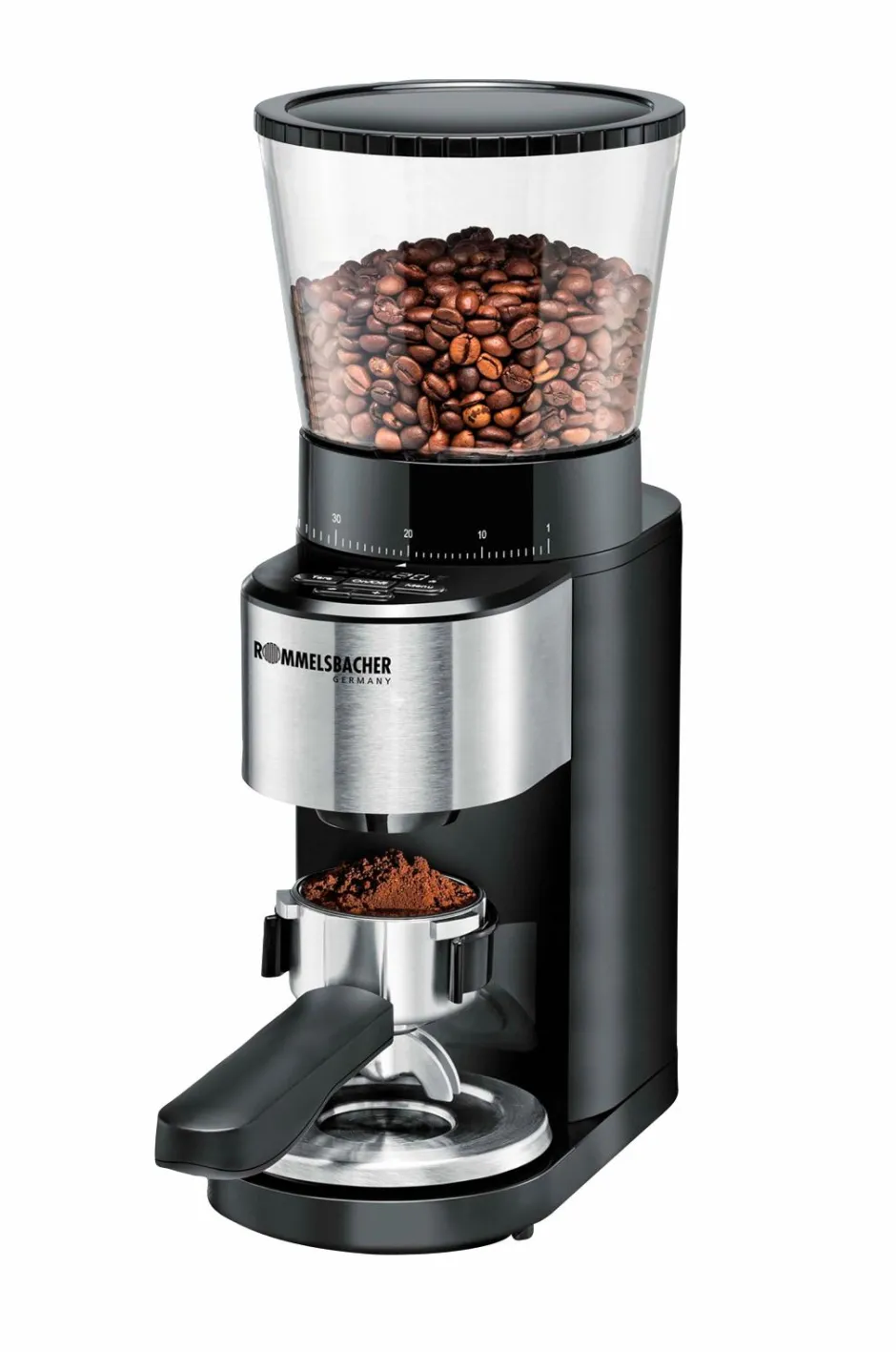 Rommelsbacher Kaffekværn PRO med integreret vægt EKM 500^ Kaffe- & Espressomaskiner