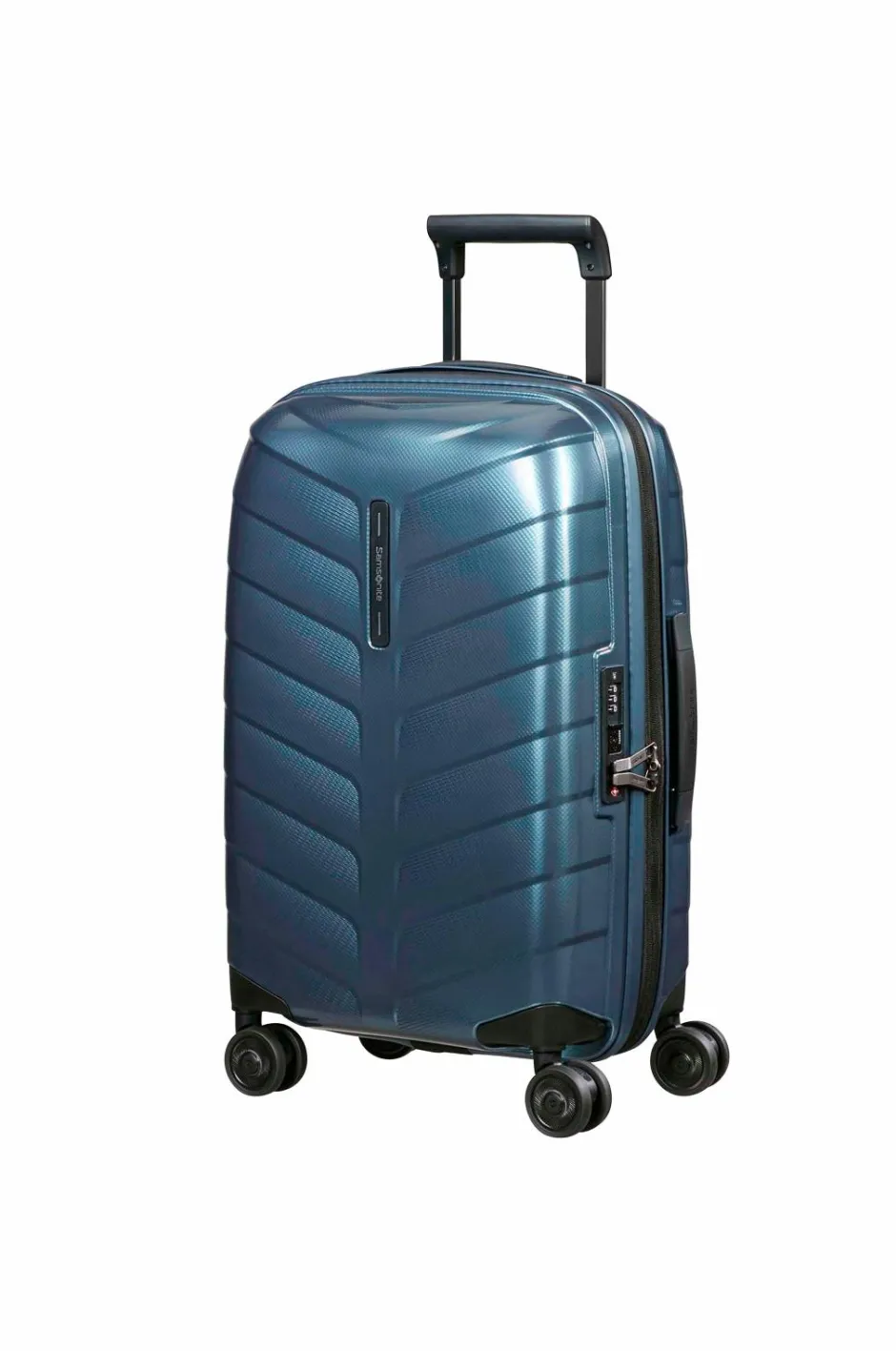 Clearance Kabinekuffert Attrix Spinner 55 Exp Steel Blue Dame Kufferter|Kufferter
