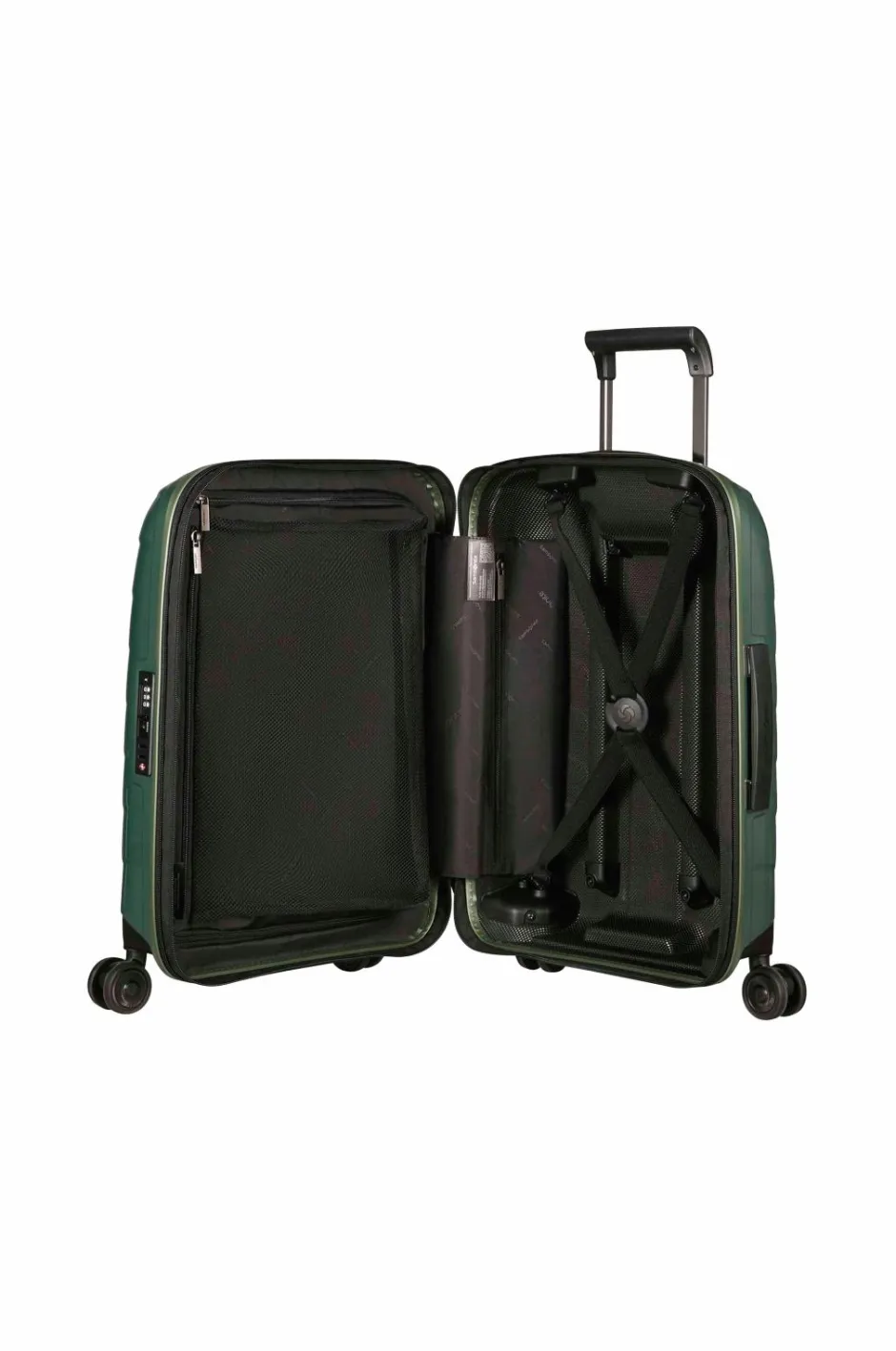Samsonite Kabinekuffert Attrix Spinner 55 Exp Basil Green^Dame Kufferter|Kufferter