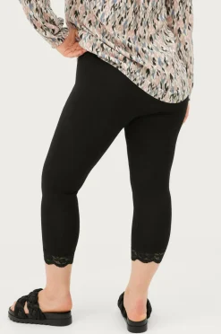 Sandgaard Leggings Oslo Leggings 3/4 With Lace^Dame Tights & Leggings