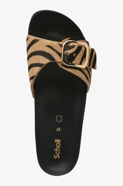 Scholl Iconic Sandaler SL Kathleen Leather Leopard^Dame Sandaler & Sandaler Med Hæl