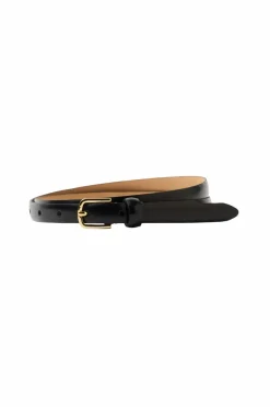 Outlet Bælte slFiona Slim Leather Belt Dame Bælter