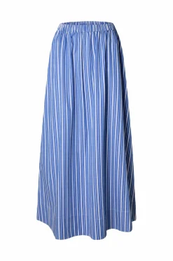 Selected FEMME Maxi nederdel Slffia HW Striped Ankle Slit Skirt^Dame Nederdele