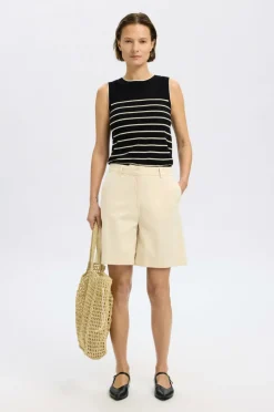 Selected FEMME Shorts slfVienna HW Wide Shorts^Dame Shorts