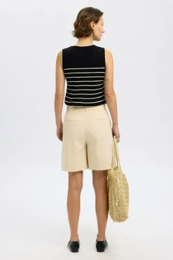 Selected FEMME Shorts slfVienna HW Wide Shorts^Dame Shorts