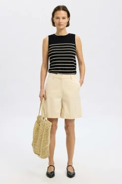 Selected FEMME Shorts slfVienna HW Wide Shorts^Dame Shorts