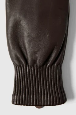 Selected FEMME Tommelhandsker slfOlga Padded Leather Mittens^Dame Handsker & Vanter