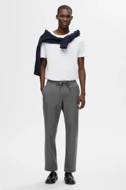 Selected HOMME Bukser Slh196-Straight Robert String Pant^ Bukser