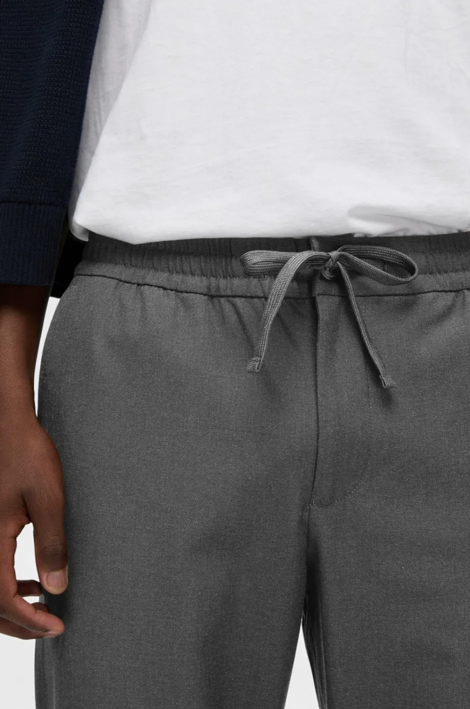 Selected HOMME Bukser Slh196-Straight Robert String Pant^ Bukser
