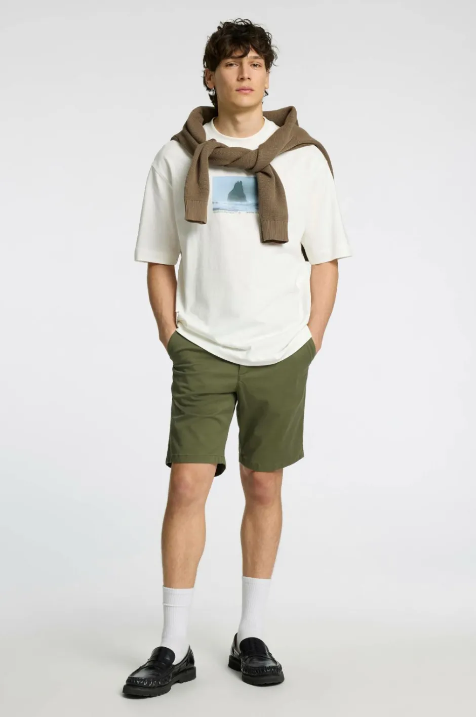 Selected HOMME Chinoshorts slhSlim-Miles Flex Shorts^ Shorts