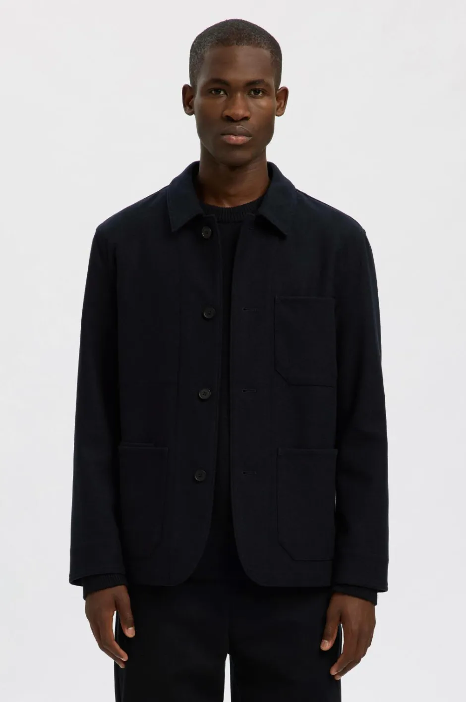 Selected HOMME Jakke slhLandon Wool Blend^ Jakker & Frakker