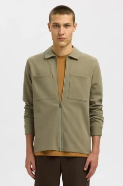 Outlet Overskjorte slhJackie Sweat Zip Jacket Skjorter