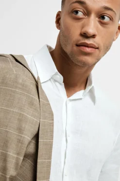 Selected HOMME Skjorte slhRegkylian-linen Shirt LS Classic^ Skjorter