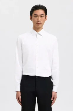 Skjorte slhSlim-Performance Shirt LS Skjorter