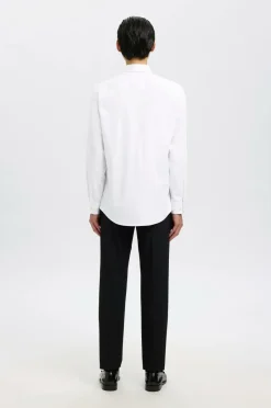 Skjorte slhSlim-Performance Shirt LS Skjorter
