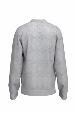 Outlet Trøje slhDane LS Knit Struc Half Zip Polo Trøjer