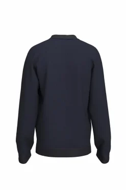 Discount Trøje slhDane LS Knit Struc Half Zip Polo Trøjer