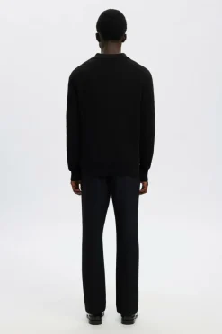 Selected HOMME Trøje slhDane LS Knit Struc Half Zip Polo^ Trøjer