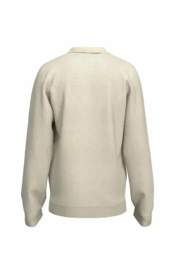 Clearance Trøje slhDane LS Knit Struc Half Zip Polo Trøjer