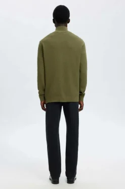 Online Trøje slhDane LS Knit Structure Half Zip Trøjer