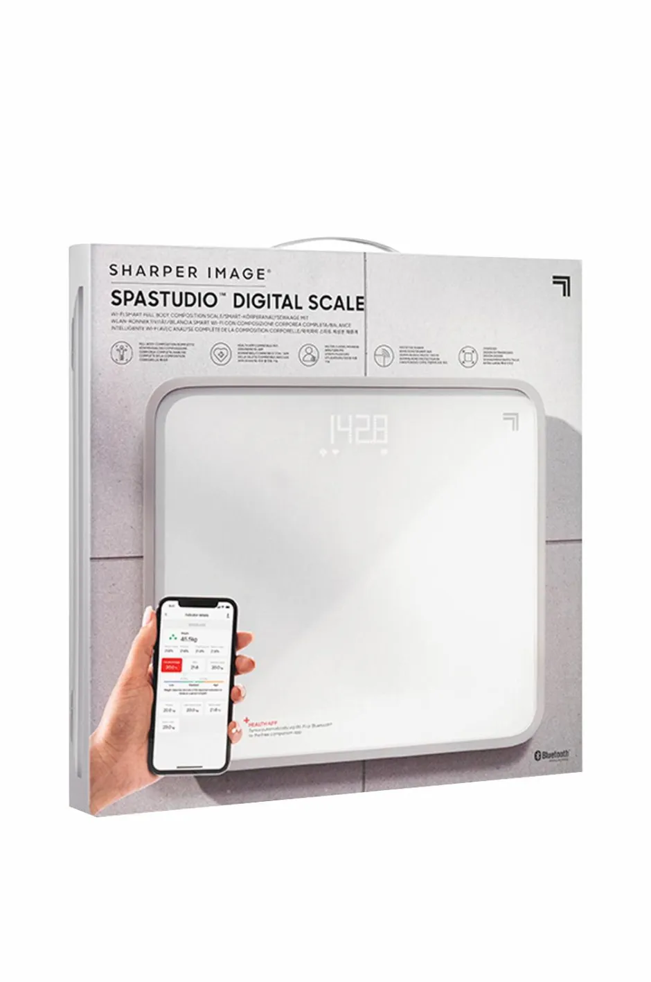 Outlet Bathroom Digital Body Scale LED Makeup-Tilbehør
