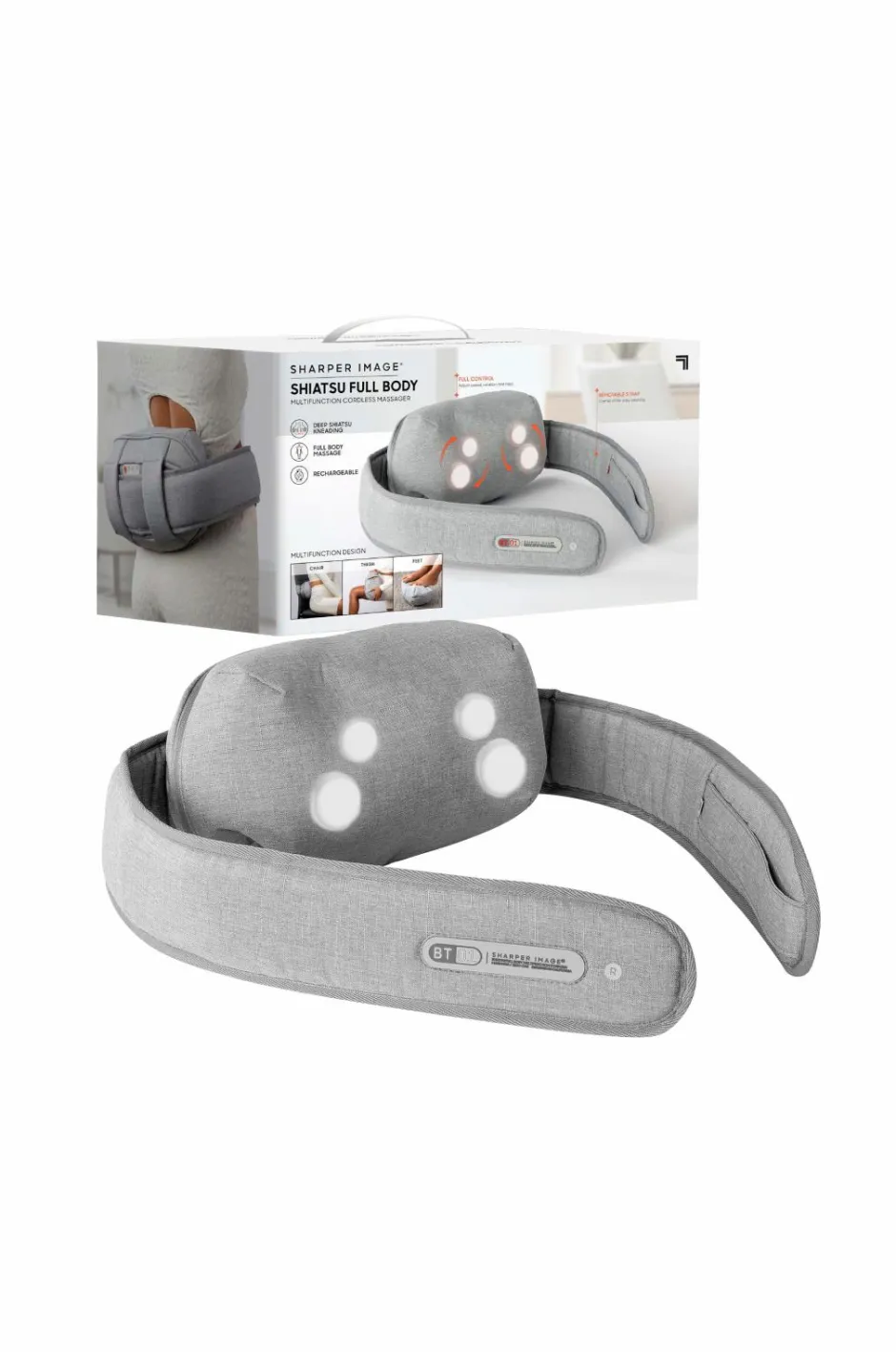 Sharper Image Massager Multi-Function Shiatsu Full Body Ledningsfri^ Personlig Pleje