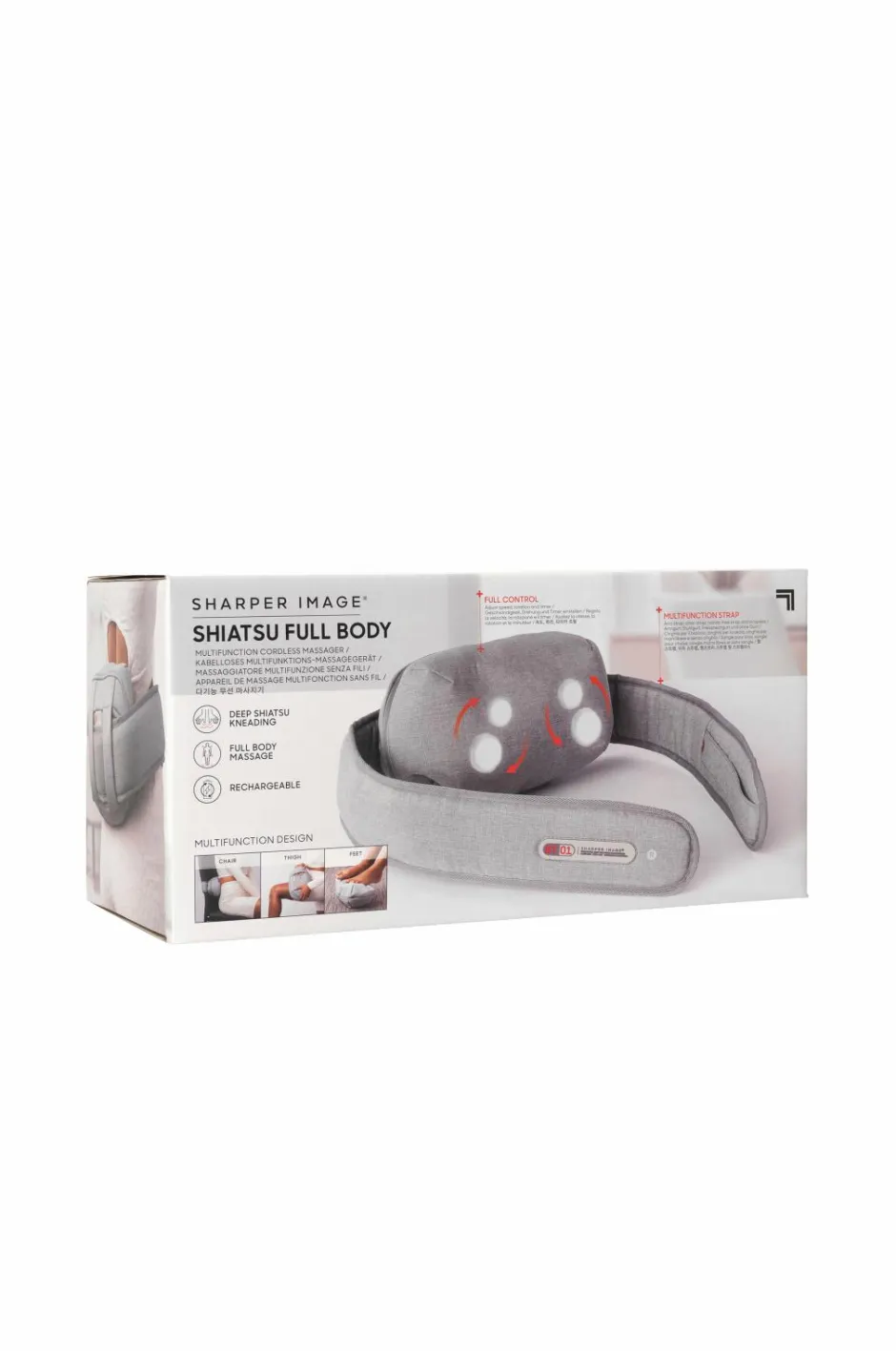 Sharper Image Massager Multi-Function Shiatsu Full Body Ledningsfri^ Personlig Pleje